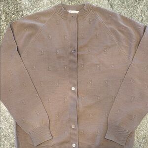 100% Wool Cardigan by Sebastian Made in Italy